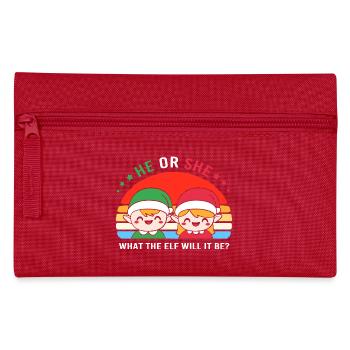 Grossesse Naissance Pain d’épices Noël - Trousse - rouge - Devant