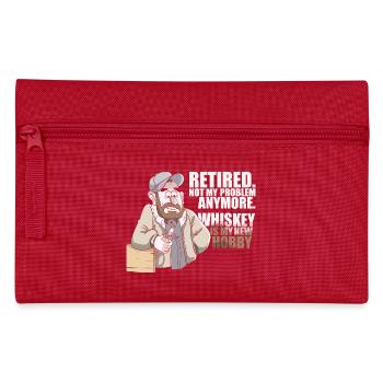 Whiskey Saying Whiskey Drinker Whiskey Lovers - Pencil Case - red - Front