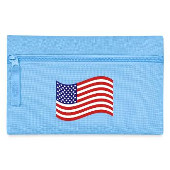 Drapeau des États-Unis - Trousse - bleu clair - Devant