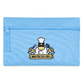 Maître Du Gril (Griller / Barbecue / BBQ / 3C) - Trousse - bleu clair - Devant