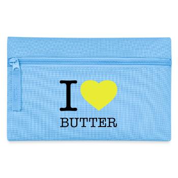 I LOVE BUTTER - Federtasche - Hellblau - Vorne