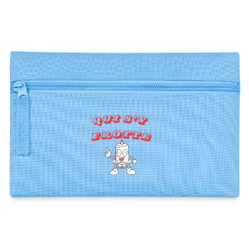 WHO RUBS UP AGAINST IT - Pencil Case - light blue - Front