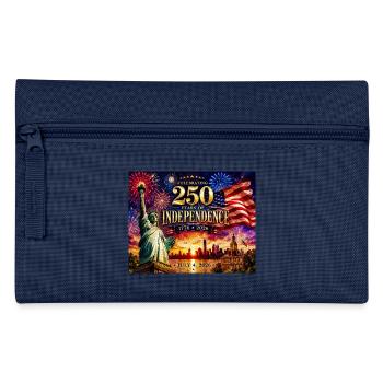 250 Jahre Unabhängigkeit 1776–2026 - Federtasche - Hellblau - Vorne