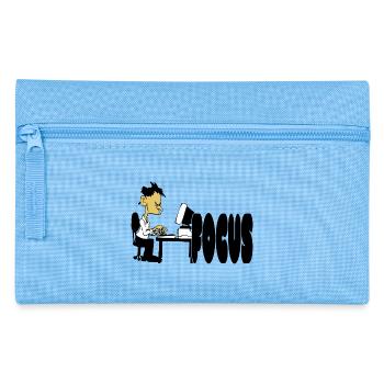 Office workaholic - Pencil Case - light blue - Front