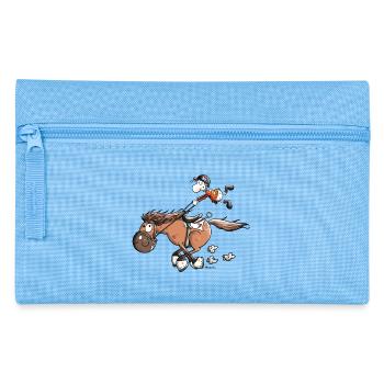 Rapid Race Horse - Pencil Case - light blue - Front