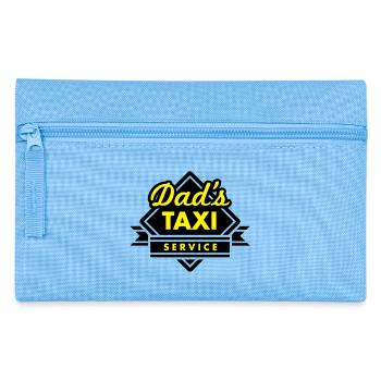 Dad's Taxi Service - Federtasche - Hellblau - Vorne