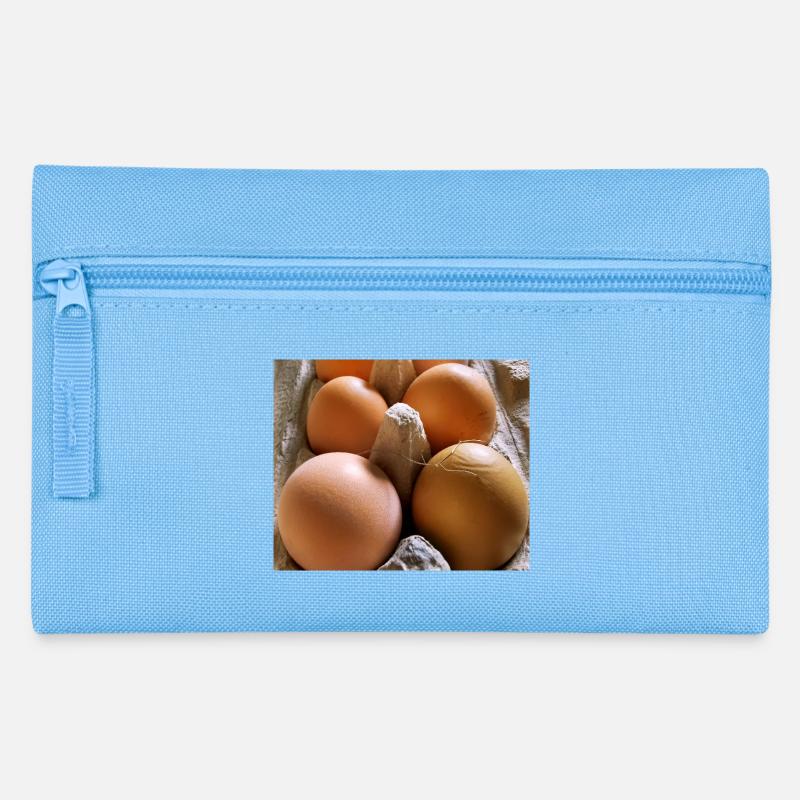 Eggs - Pencil Case - light blue