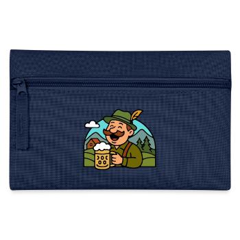 Deutscher German Bavarian Bayer Bier - Federtasche - Hellblau - Vorne