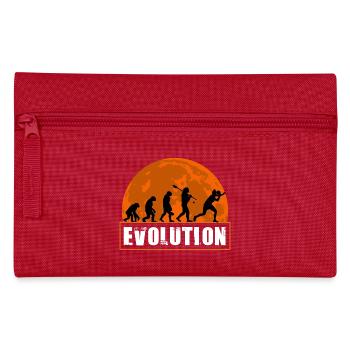 Tischtennis-Evolution Tischtennis-Tischtennis-Spieler-Kunst - Federtasche - Rot - Vorne