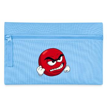 [Dein Text] Personalisiere es - Angry Meme Motiv - Federtasche - Hellblau - Vorne
