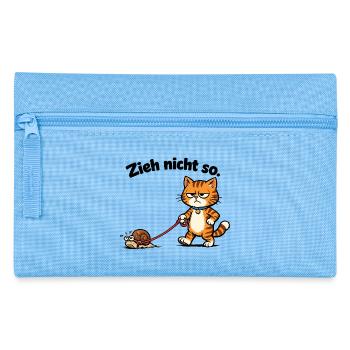 Frustration des chats en tirant des escargots - Trousse - bleu clair - Devant