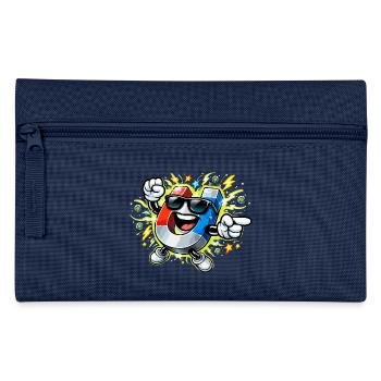 Héros magnétique avec des lunettes de soleil - Trousse - bleu clair - Devant