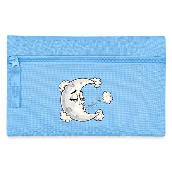 Mondkuss Schlaftraum Cartoon - Federtasche - Hellblau - Vorne