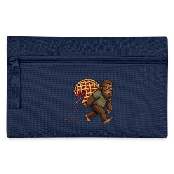 Math Humor – Bigfoot Pie Thief Pi - Pencil Case - light blue - Front