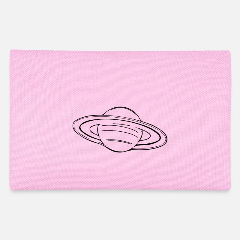 Saturn mit Ringen Federtasche