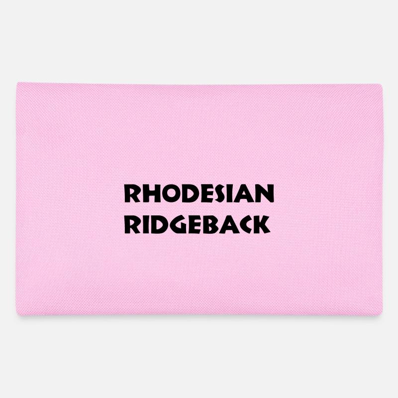 Rhodesian Ridgeback Liegend - Federtasche - Rosa