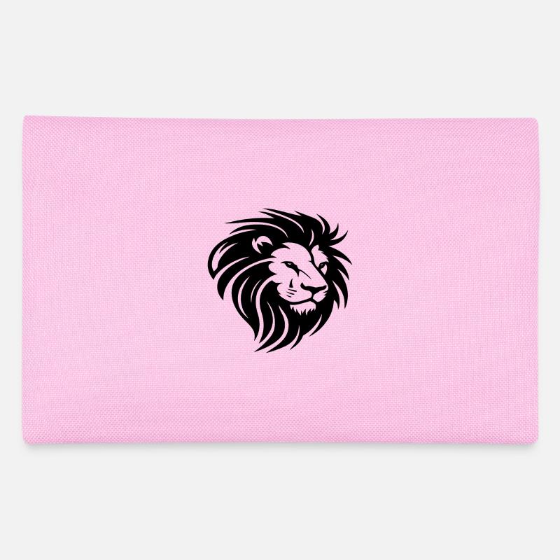 Löwenkopf mit Mähne Federtasche