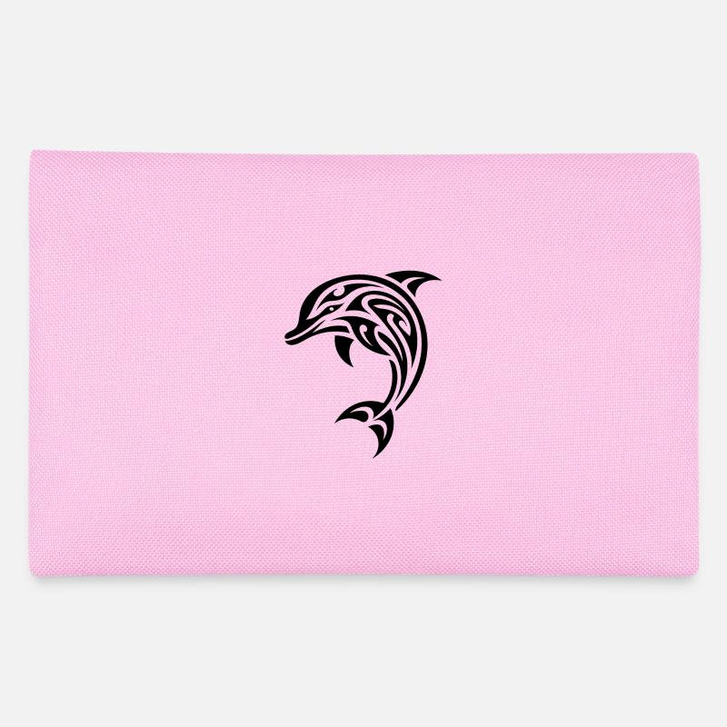 Springender kleiner süsses Baby Delfin Tattoo Federtasche