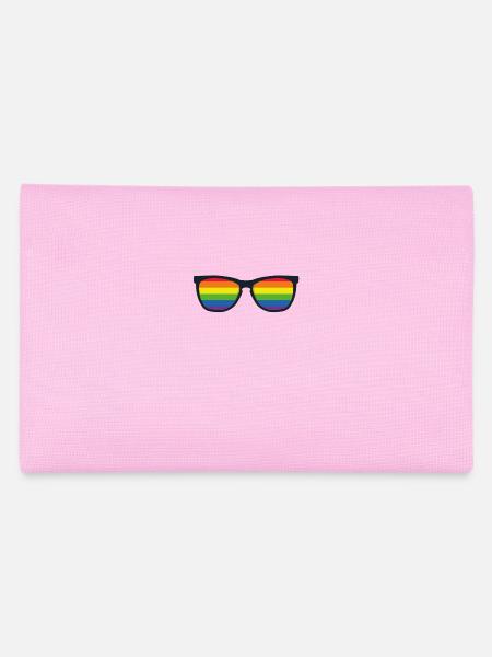 Lunettes de soleil arc-en-ciel - Trousse - rose - Dos