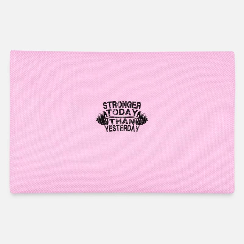 Fitness motivation - Federtasche - Rosa