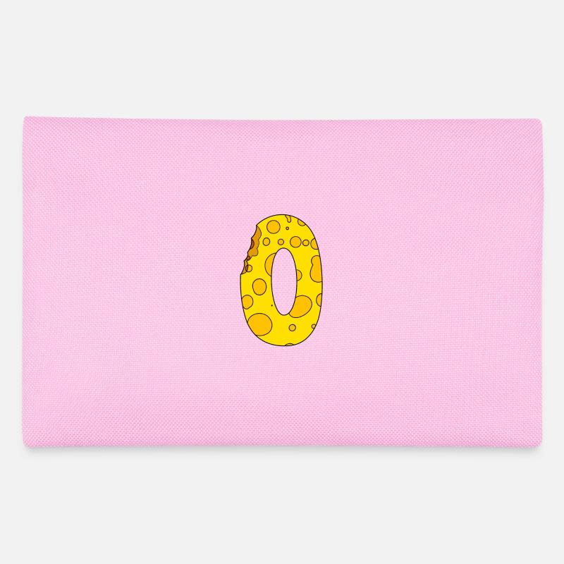 Number 0 Digit Cheese Pencil Case