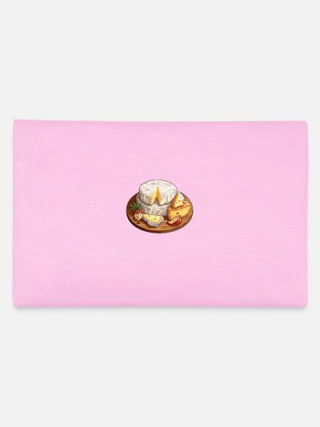 Camembert Cheese Board - Pencil Case - pink - Back