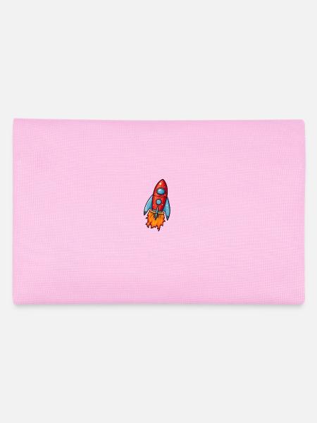 Rocket - Pencil Case - pink - Back