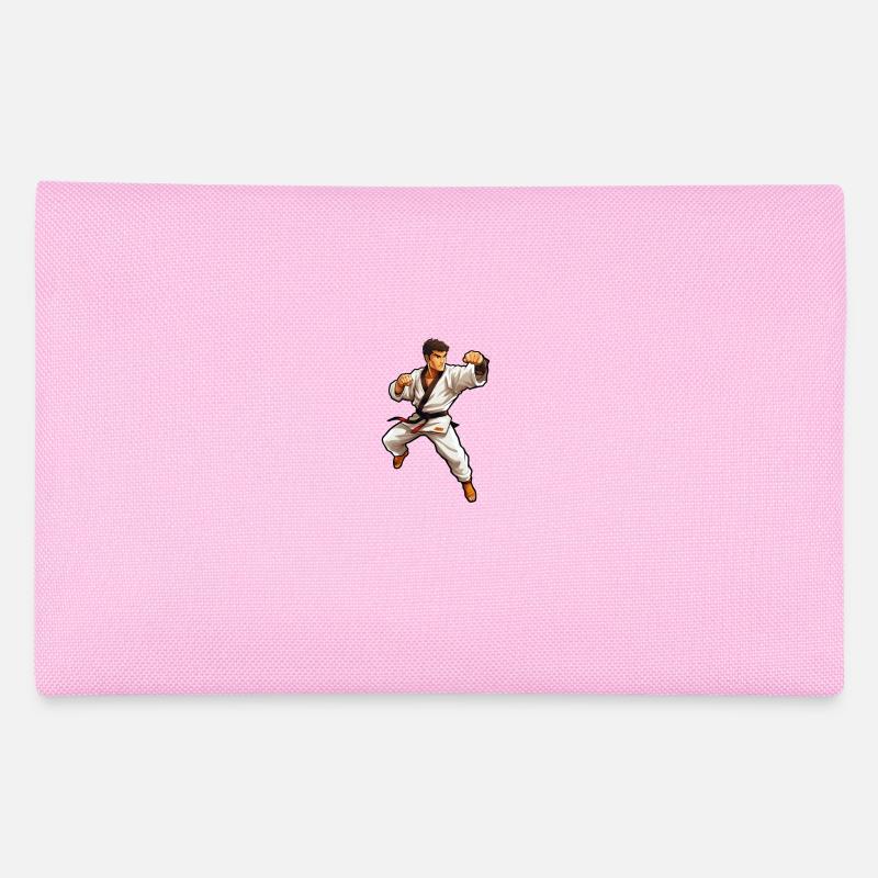 Karate Kämpfer Federtasche