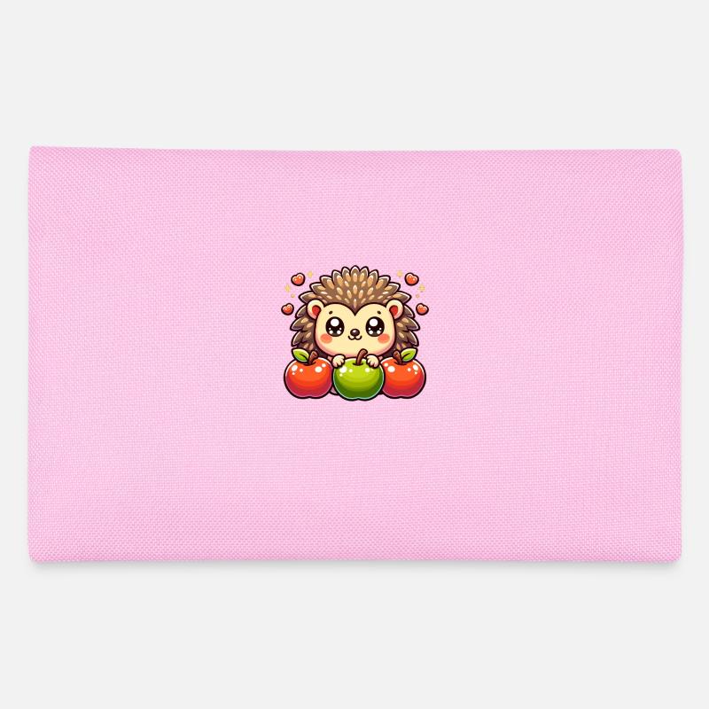 Hedgehog With Apples Unique Nature Design Pencil Case