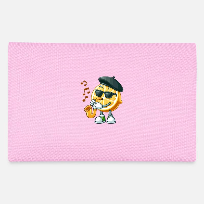 Cool Saxophone Playing Citrus Character Pencil Case
