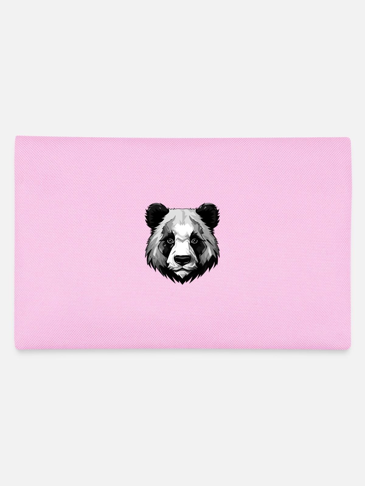 Tête de panda - Trousse - rose - Dos