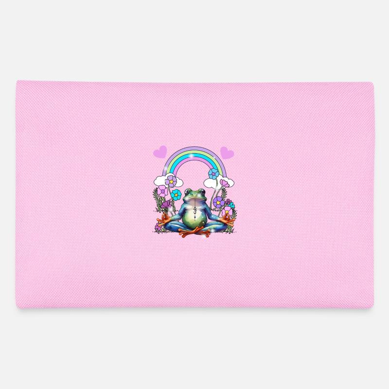 yoga frog retro yogi Pencil Case