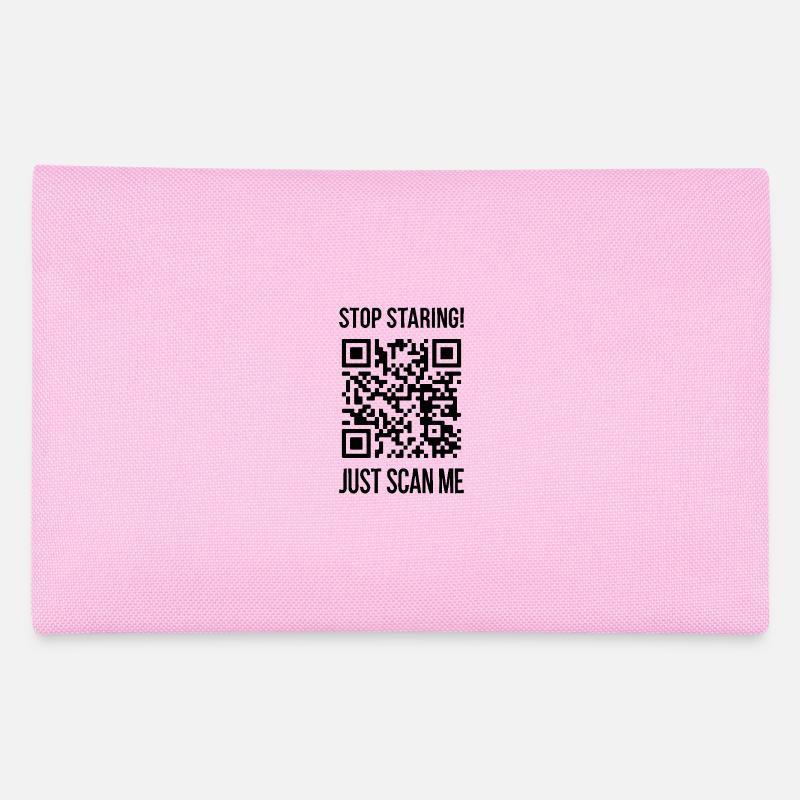 Scanne mich QR Code für Motivation - Federtasche - Rosa