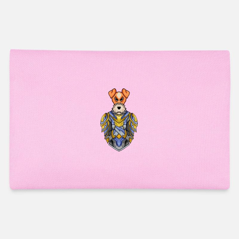 Knight Dog Dog Breed Fox Terrier with Armor Pencil Case