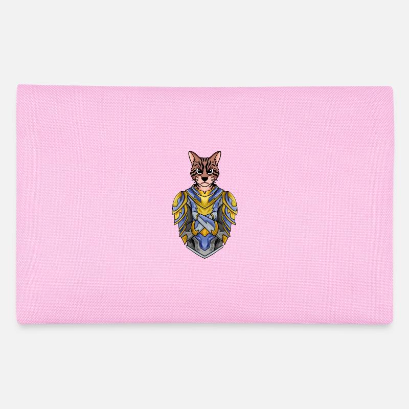 Chevalier Chat Chat Race Bengale Chat avec Armure Trousse