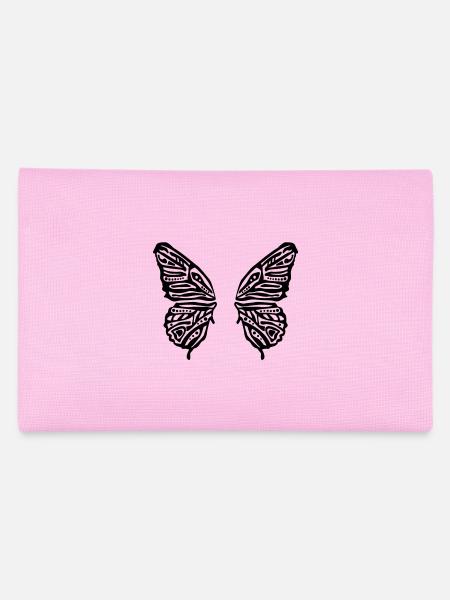 ailes papillon - Trousse - rose - Dos