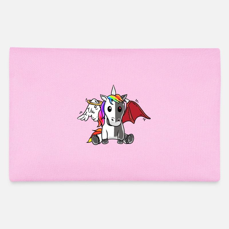 Unicorn Dark Demon Angel Devil Satanic Fable Pencil Case