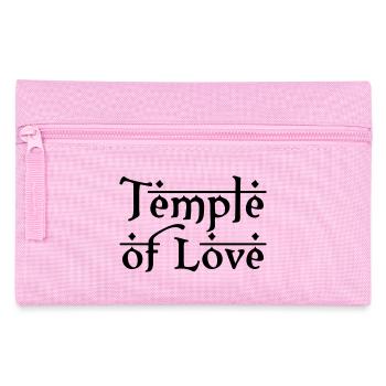 TEMPLE OF LOVE Liebe Tempel - Pencil Case - pink - Front