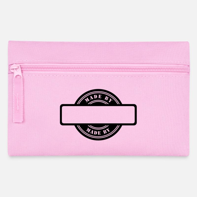 Made by (für wenig Text) - Federtasche - Rosa
