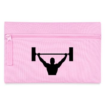 body building - Pencil Case - pink - Front