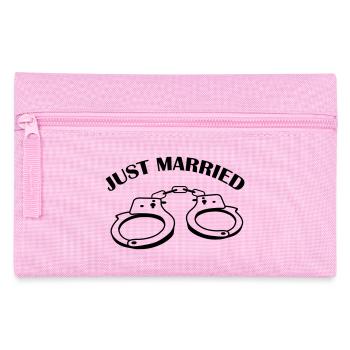 just_married_01 - Pencil Case - pink - Front