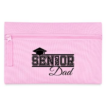 Senior 2023 Vater Stolzer Vater des Absolventen - Federtasche - Rosa - Vorne