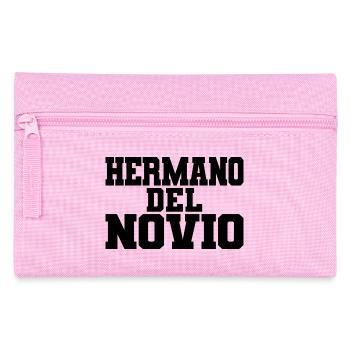 Hermano del Novio Groom's Brother Wedding Gift - Pencil Case - pink - Front
