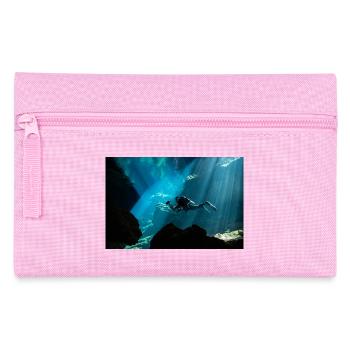 Mexiko Cenote - Federtasche - Rosa - Vorne