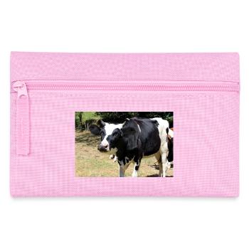 Cow Poster - Pencil Case - pink - Front