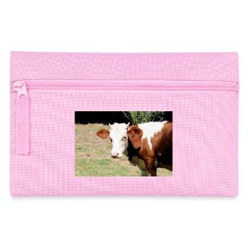 Cow Poster - Pencil Case - pink - Front