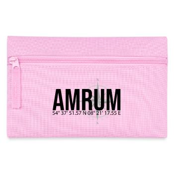 Koordinaten Amrum - Federtasche - Rosa - Vorne