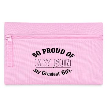 Mon fils, mon plus beau cadeau - Trousse - rose - Devant