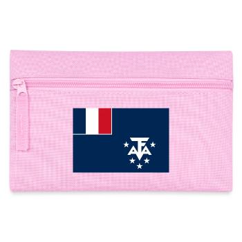 Französische Süd- und Antarktisgebiete - Federtasche - Rosa - Vorne