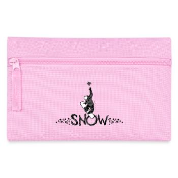 Freestyle Snowboarden - Federtasche - Rosa - Vorne